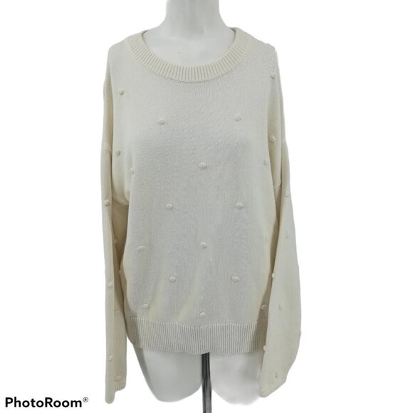 NWT Gap Cream Sweater Size L - Picture 2 of 15
